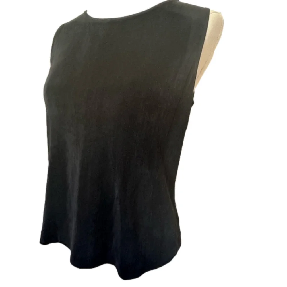 Ruby Rd. Slinky Basic Black Tank - Picture 1 of 5